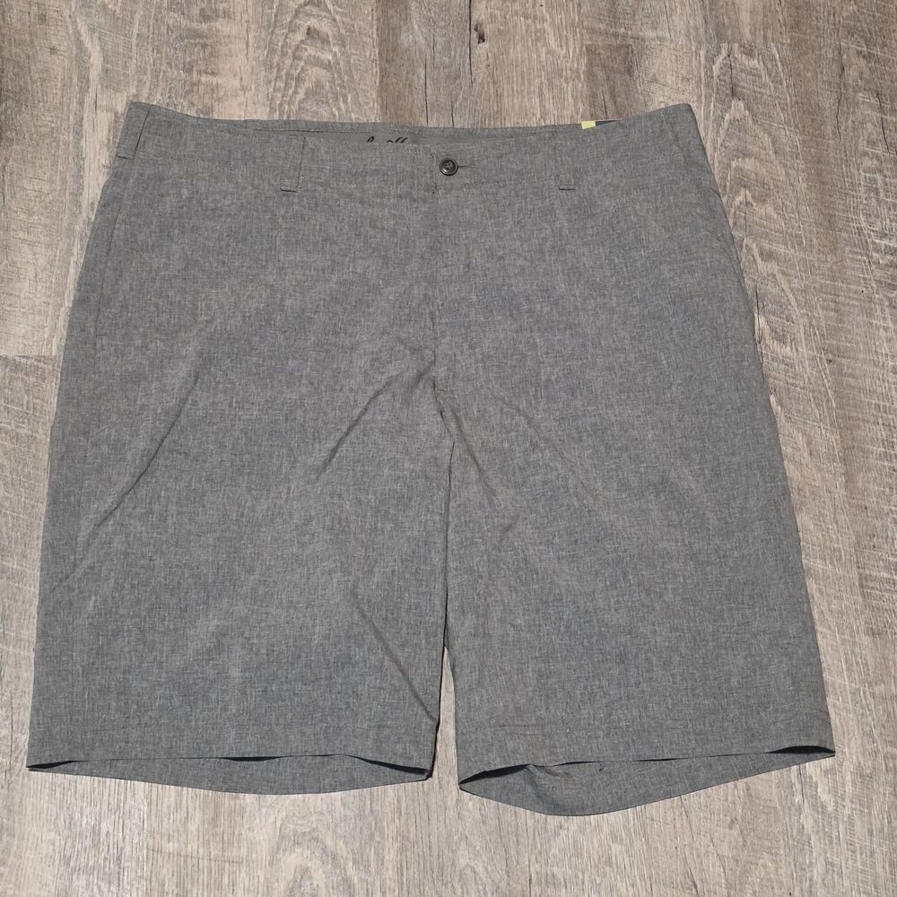 Ben Hogan Men's Gray Flat Front Golf Shorts Size 38 Stretch Moisture Wicking NWT